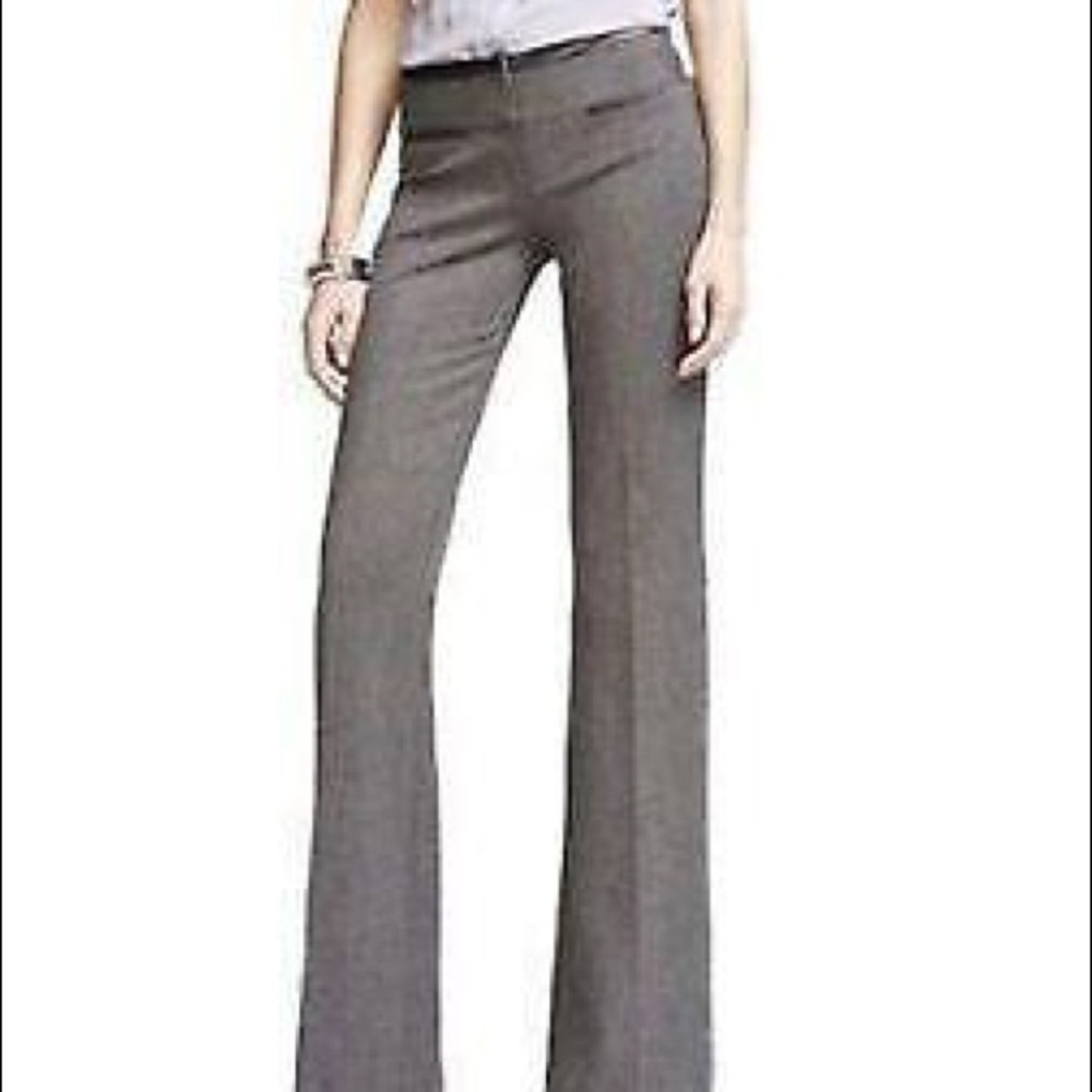 Women gray editor pants